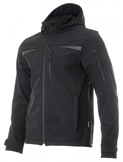 Куртка Brodeks KS 207, чёрный, тк. Softshell, ВО